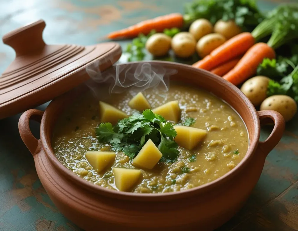 Sattvic food simmering slowly to retain nutrients