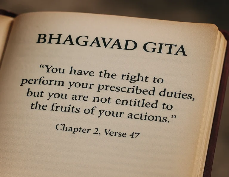 Gita verse on karma